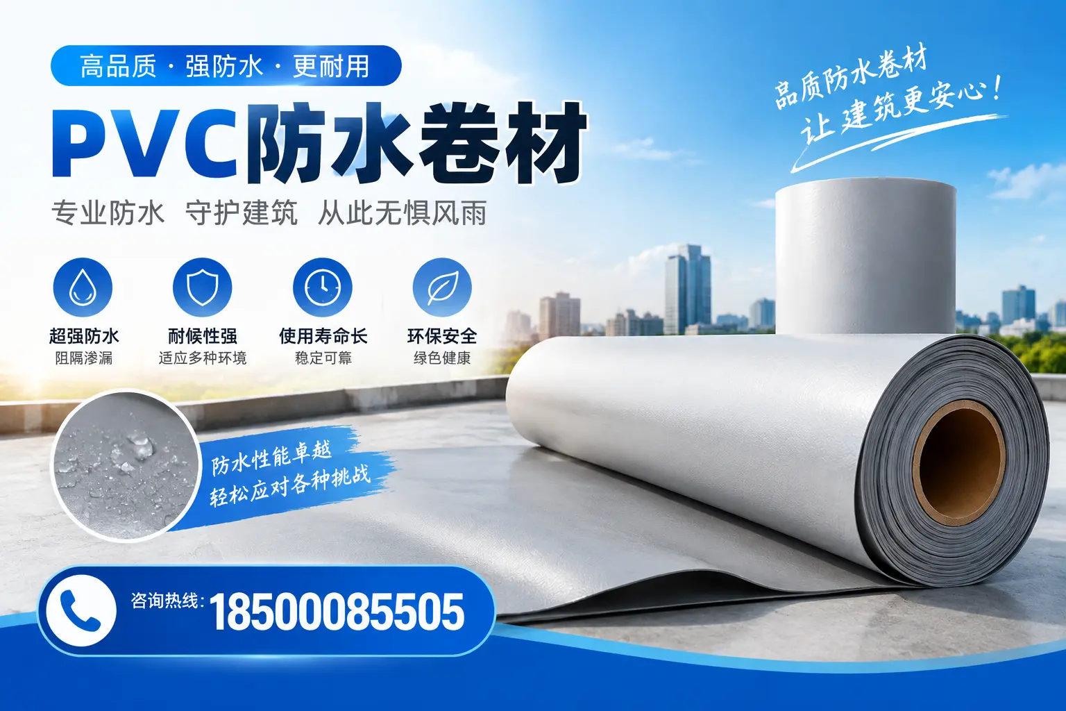 如何选择高质量的PVC防水卷材？昌江消费者必看指南